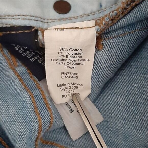 MADEWELL | 9" High-Rise Skinny Crop Light Blue Jeans Sz 24 - Picture 15 of 15